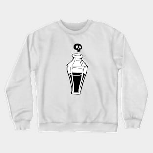 few drops of poison in cute bottle skull Crewneck Sweatshirt